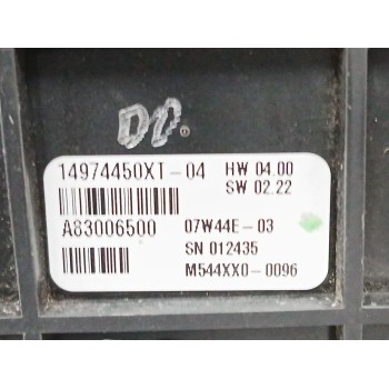 Recambio de mando climatizador para fiat scudo furgoneta (270_, 272_) 2.0 d multijet referencia OEM IAM 14974450XT  