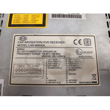 Recambio de sistema navegacion gps para kia sorento i (jc) 2.5 crdi referencia OEM IAM LAN8660EK  