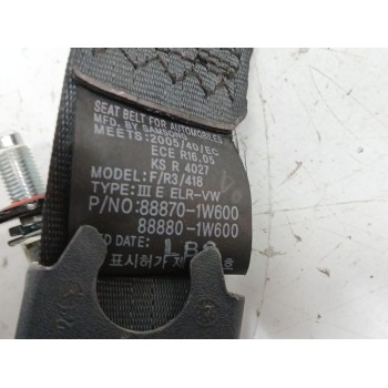 Recambio de cinturon seguridad delantero izquierdo para kia rio iii (ub) 1.2 cvvt referencia OEM IAM 888701W600 888801W600 