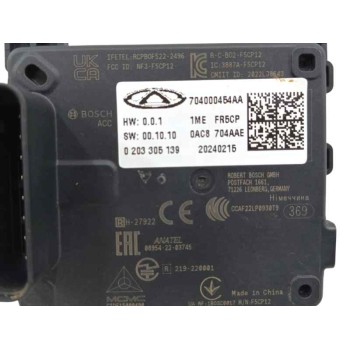 Recambio de modulo electronico para omoda 5 1.6 tgdi referencia OEM IAM 704000454AA 0203305139 