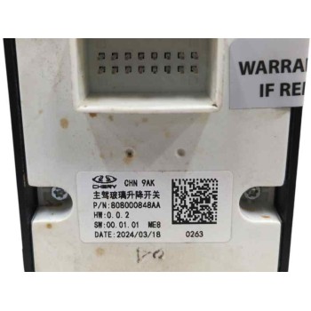 Recambio de mando elevalunas delantero izquierdo para omoda 5 1.6 tgdi referencia OEM IAM 808000848AA  