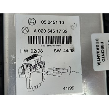 Recambio de caja reles / fusibles para mercedes-benz clase s (w220, v220) s 320 (220.065, 220.165) referencia OEM IAM A020545173