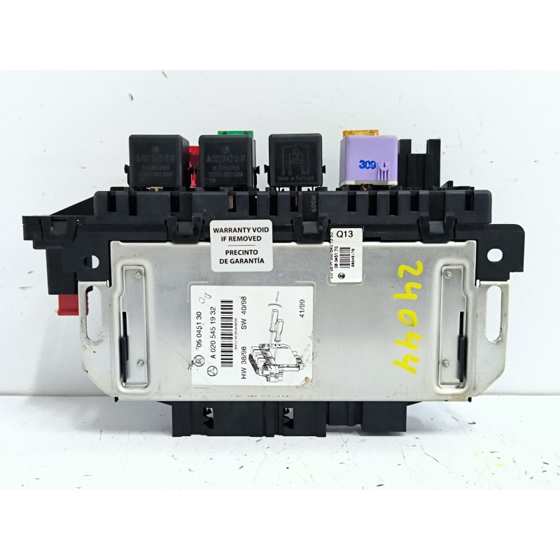 Recambio de caja reles / fusibles para mercedes-benz clase s (w220, v220) s 320 (220.065, 220.165) referencia OEM IAM A020545193