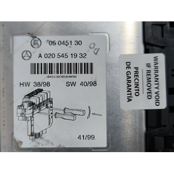 Recambio de caja reles / fusibles para mercedes-benz clase s (w220, v220) s 320 (220.065, 220.165) referencia OEM IAM A020545193