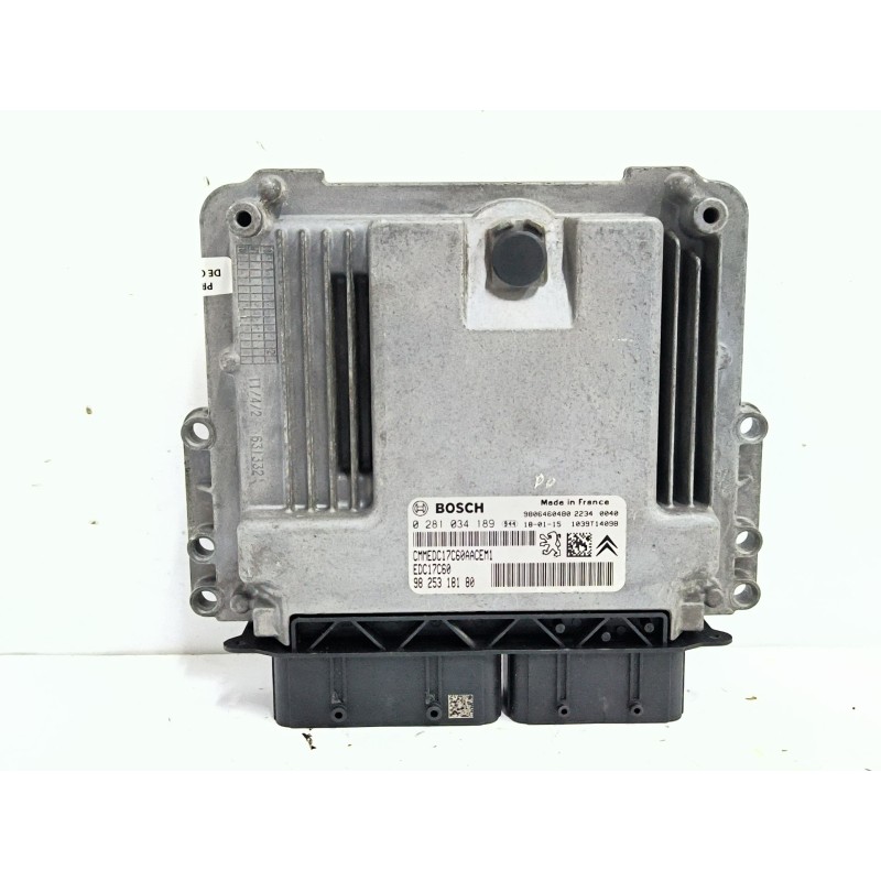 Recambio de centralita motor uce para citroën c4 spacetourer (3d_) 1.6 bluehdi 120 referencia OEM IAM 9806460480 0281034189 