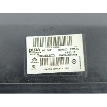 Recambio de modulo electronico para citroën c4 spacetourer (3d_) 1.6 bluehdi 120 referencia OEM IAM 9616641 95755F03 