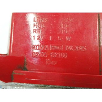 Recambio de piloto trasero derecho paragolpes para hyundai ioniq tecno hybrid referencia OEM IAM 92405G2100 ANTINIEBLA 