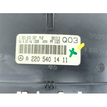 Recambio de cuadro instrumentos para mercedes-benz clase s (w220, v220) s 320 (220.065, 220.165) referencia OEM IAM A2205401411 