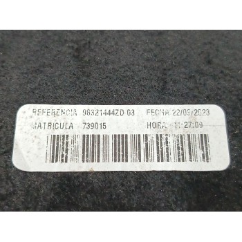 Recambio de alfombra maletero para peugeot rifter 1.5 bluehdi 100 referencia OEM IAM 98321444ZD  