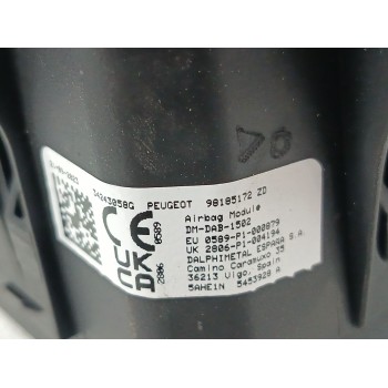 Recambio de airbag delantero izquierdo para peugeot rifter 1.5 bluehdi 100 referencia OEM IAM 98185172ZD  
