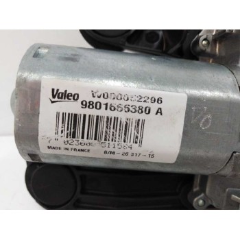Recambio de motor limpia trasero para citroën c4 cactus 1.2 12v vti referencia OEM IAM 9801666380A W000052296 