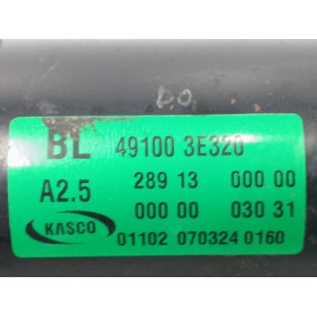 Recambio de transmision central para kia sorento i (jc) 2.5 crdi referencia OEM IAM 491003E320  