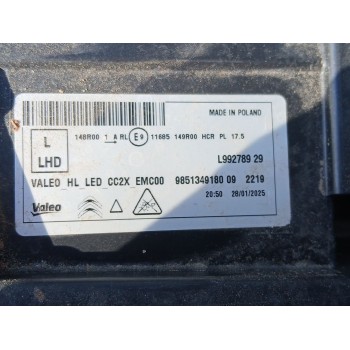 Recambio de faro izquierdo para citroën c3 iv (cc_, cb_), 1.2 puretech 100 (cchpv4) referencia OEM IAM   