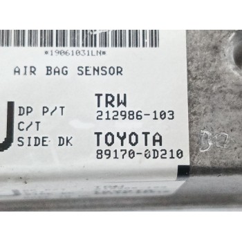 Recambio de centralita airbag para toyota yaris (_p9_) 1.4 d-4d (nlp90_) referencia OEM IAM 212986103 891700D210 