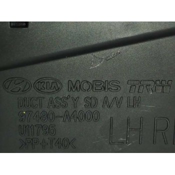 Recambio de rejilla aireadora para kia carens iv 1.7 crdi referencia OEM IAM 97480A4000 LADO IZQUIERDO 
