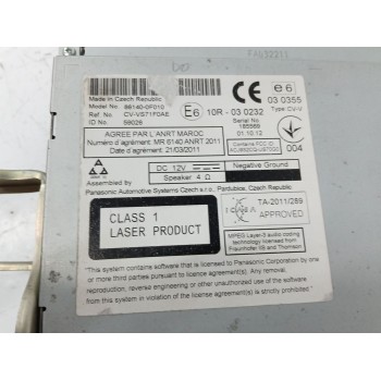 Recambio de pantalla multifuncion para toyota verso (_r2_) 2.0 d-4d (aur20_) referencia OEM IAM 861400F010  
