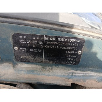hyundai accent sedán (x-3) del año 1999