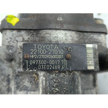 Recambio de bomba inyeccion para toyota corolla (_e12_) 2.0 d-4d (cde120_) referencia OEM IAM 2210027010  