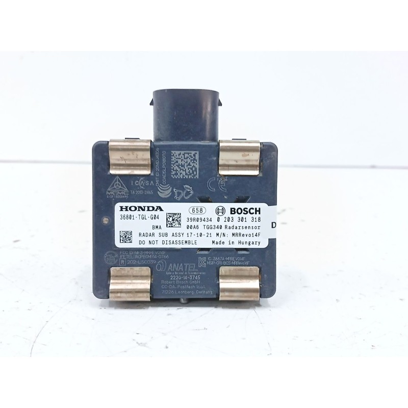 Recambio de modulo electronico para honda civic x hatchback (fc_, fk_) 1.0 vtec (fk6) referencia OEM IAM 36801TGLG04 0203301318 
