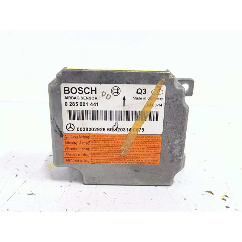 Recambio de centralita airbag para mercedes-benz clase e (w211) e 270 cdi (211.016) referencia OEM IAM 0028202926 0285001441 