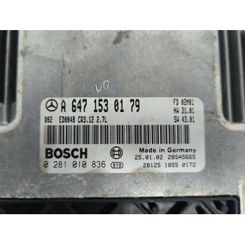 Recambio de centralita motor uce para mercedes-benz clase e (w211) e 270 cdi (211.016) referencia OEM IAM A6471530179 0281010836