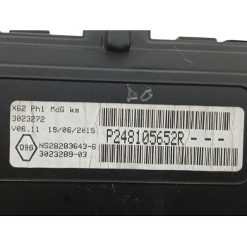 Recambio de cuadro instrumentos para renault master kasten 2.3 dci diesel cat referencia OEM IAM 248105652R  