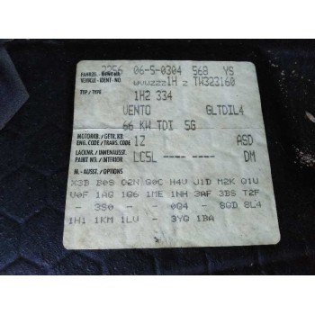 volkswagen vento (1h2) del año 1996