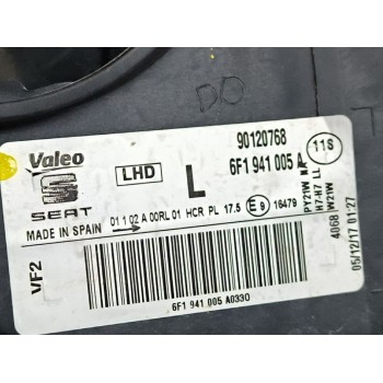 Recambio de faro izquierdo para seat ibiza v (kj1, kjg) 1.6 tdi referencia OEM IAM 6F1941005A  