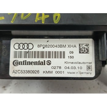 Recambio de mando climatizador para audi a3 sportback (8pa) 1.6 tdi referencia OEM IAM 8P0820043BM  