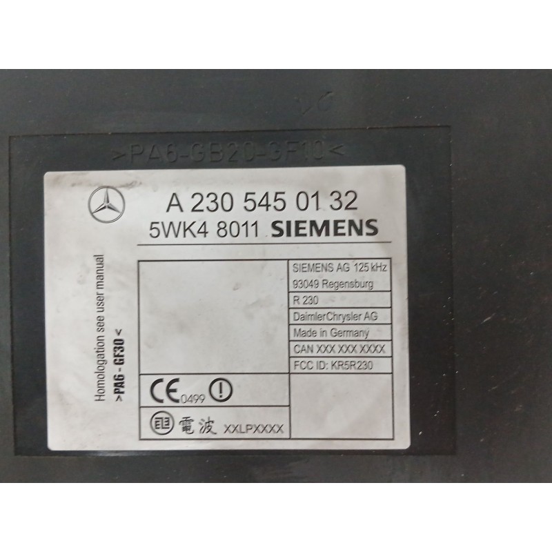MODULO ELECTRONICO 5WK48011