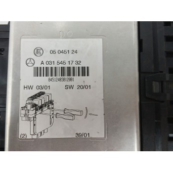 Recambio de caja reles / fusibles para mercedes-benz clase s (w220, v220) s 320 cdi (220.026, 220.126) referencia OEM IAM A03154