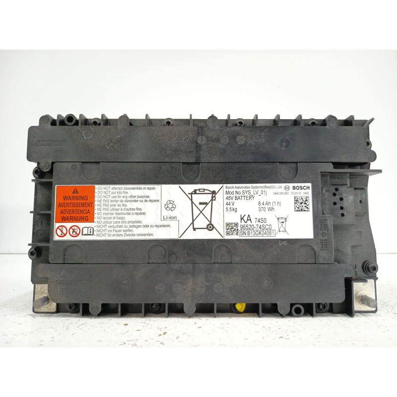 Recambio de bateria para suzuki vitara (ly) 1.4 t (apk 414) referencia OEM IAM 9652074SC0  