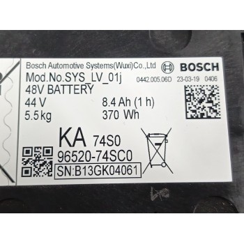 Recambio de bateria para suzuki vitara (ly) 1.4 t (apk 414) referencia OEM IAM 9652074SC0  