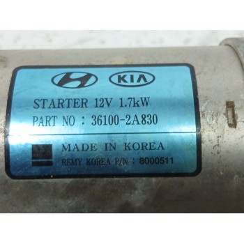 Recambio de motor arranque para hyundai ix35 (lm, el, elh) 1.7 crdi referencia OEM IAM 361002A830  