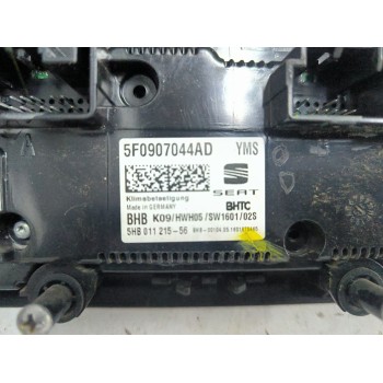 Recambio de mando climatizador para seat leon (5f1) 1.4 tsi referencia OEM IAM 5F0907044AD  