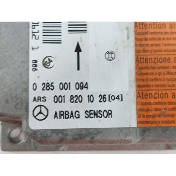 Recambio de centralita airbag para mercedes-benz clase e (w210) e 220 d (210.004) referencia OEM IAM 0018201026 0285001094 