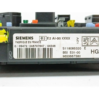 Recambio de caja reles / fusibles para citroën xsara picasso (n68) 1.6 referencia OEM IAM 9653667580  