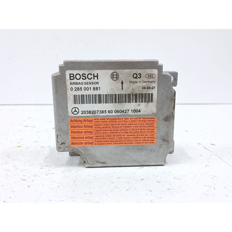 Recambio de centralita airbag para mercedes-benz clase c (w203) c 220 cdi (203.008) referencia OEM IAM 2038207385 0285001881 