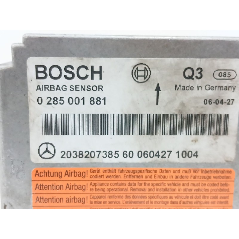 CENTRALITA AIRBAG 0285001881