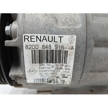 Recambio de compresor aire acondicionado para renault latitude (l70_) 2.0 dci 150 (l70h) referencia OEM IAM 8200848916  