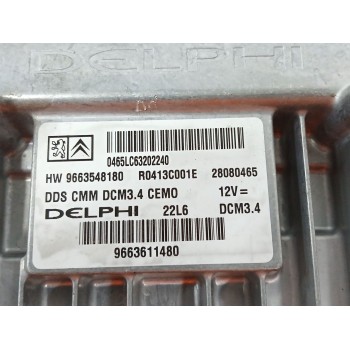 Recambio de centralita motor uce para peugeot 407 (6d_) 2.0 hdi 135 (6drhrh, 6drhre, 6drhrg, 6drhrj) referencia OEM IAM 96636114