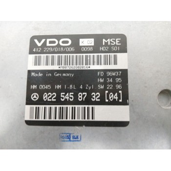 Recambio de centralita motor uce para mercedes-benz clase c (w202) c 180 (202.018) referencia OEM IAM 0225458732 412229018006 