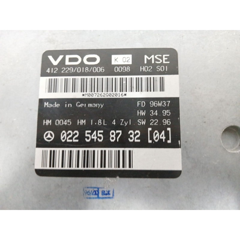 CENTRALITA MOTOR UCE 412229018006