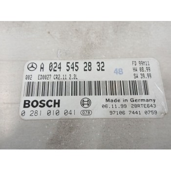 Recambio de centralita motor uce para mercedes-benz clase e (w210) e 220 cdi (210.006) referencia OEM IAM 0245452832 0281010041 