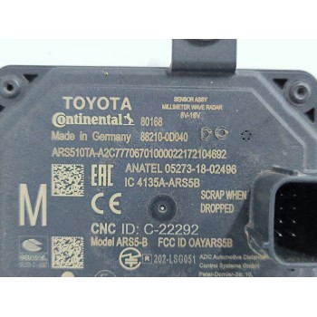 Recambio de modulo electronico para toyota yaris (_p21_, _pa1_, _ph1_) 1.5 (mxpa11) referencia OEM IAM 882100D040 052731802496 