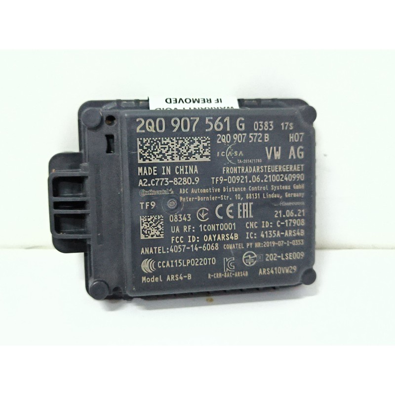 Recambio de modulo electronico para volkswagen t-roc (a11, d11) 1.0 tsi referencia OEM IAM 2Q0907561G 2Q0907572B 