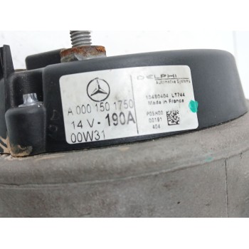 Recambio de alternador para mercedes-benz clase c (w203) c 220 cdi (203.006) referencia OEM IAM A0001501750  