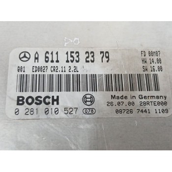 Recambio de centralita motor uce para mercedes-benz clase c (w203) c 220 cdi (203.006) referencia OEM IAM A2034661781 0281010527