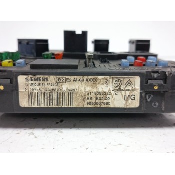 Recambio de caja reles / fusibles para peugeot 206 hatchback (2a/c) 1.4 hdi eco 70 referencia OEM IAM 9653667880  