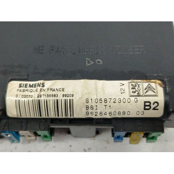 Recambio de caja reles / fusibles para peugeot 206 hatchback (2a/c) 1.1 i referencia OEM IAM 9626460880  